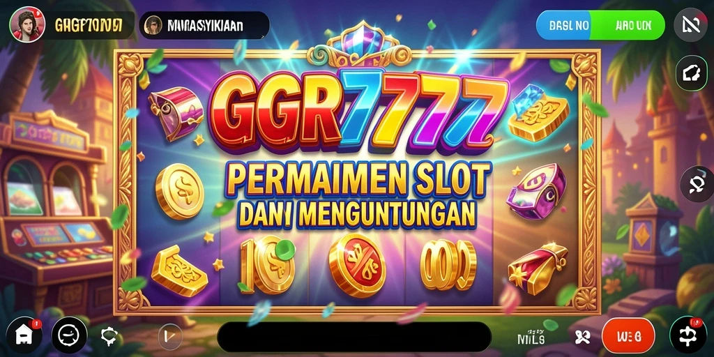 Tampilan gameplay yang mendebarkan di GGR7777.