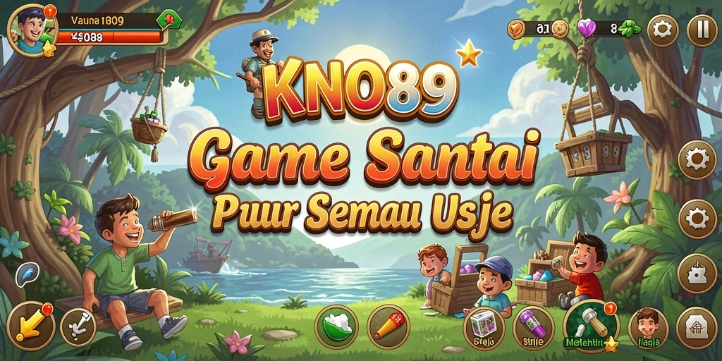 Screenshot KNO89 yang menunjukkan aksi gameplay santai dan menghibur.