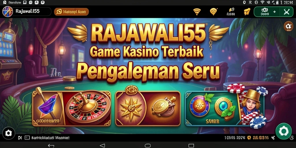 Tampilan seru dari gameplay Kasino di RAJAWALI55.